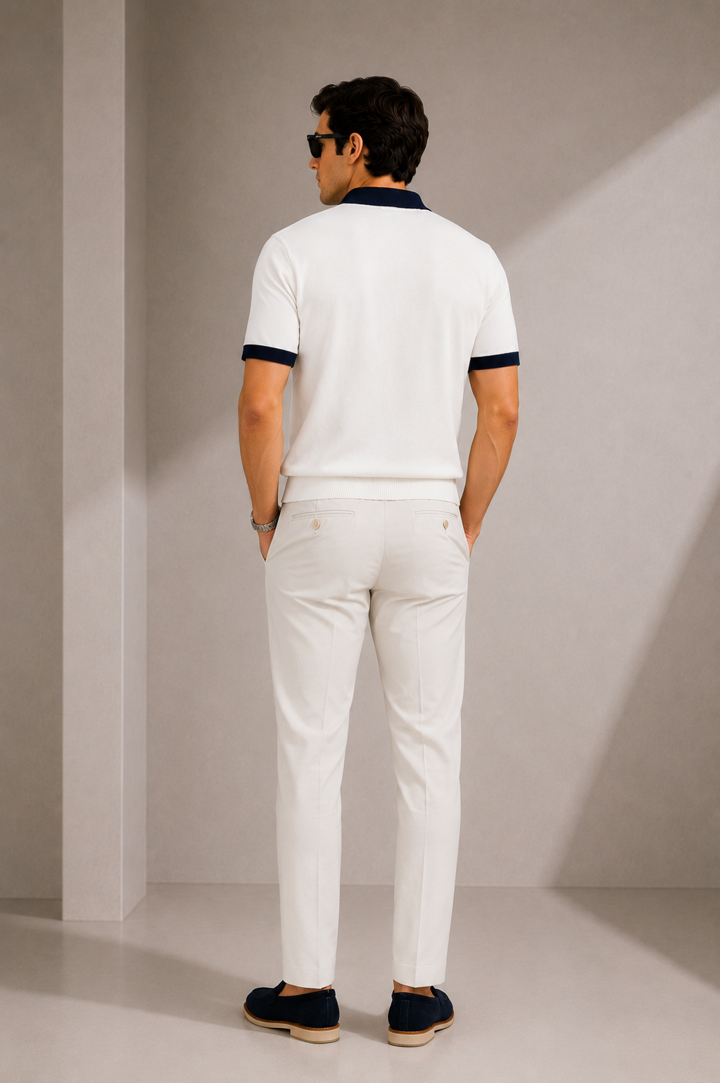 Erkek Polo Yaka Triko Premium Kumaş Old Money