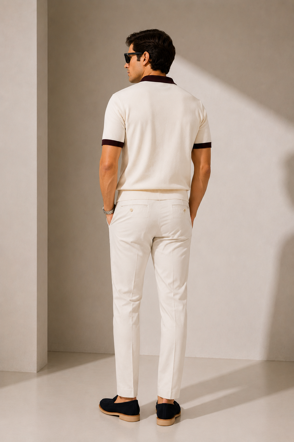 Erkek Polo Yaka Triko Premium Kumaş Old Money