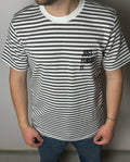 Çizgili Oversize Erkek T-Shirt