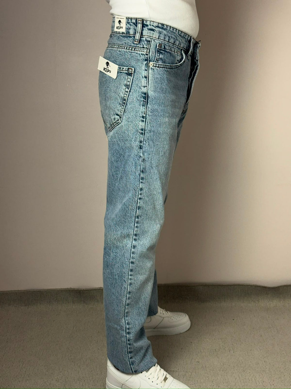Buz Mavi Regular Kalıp Jean