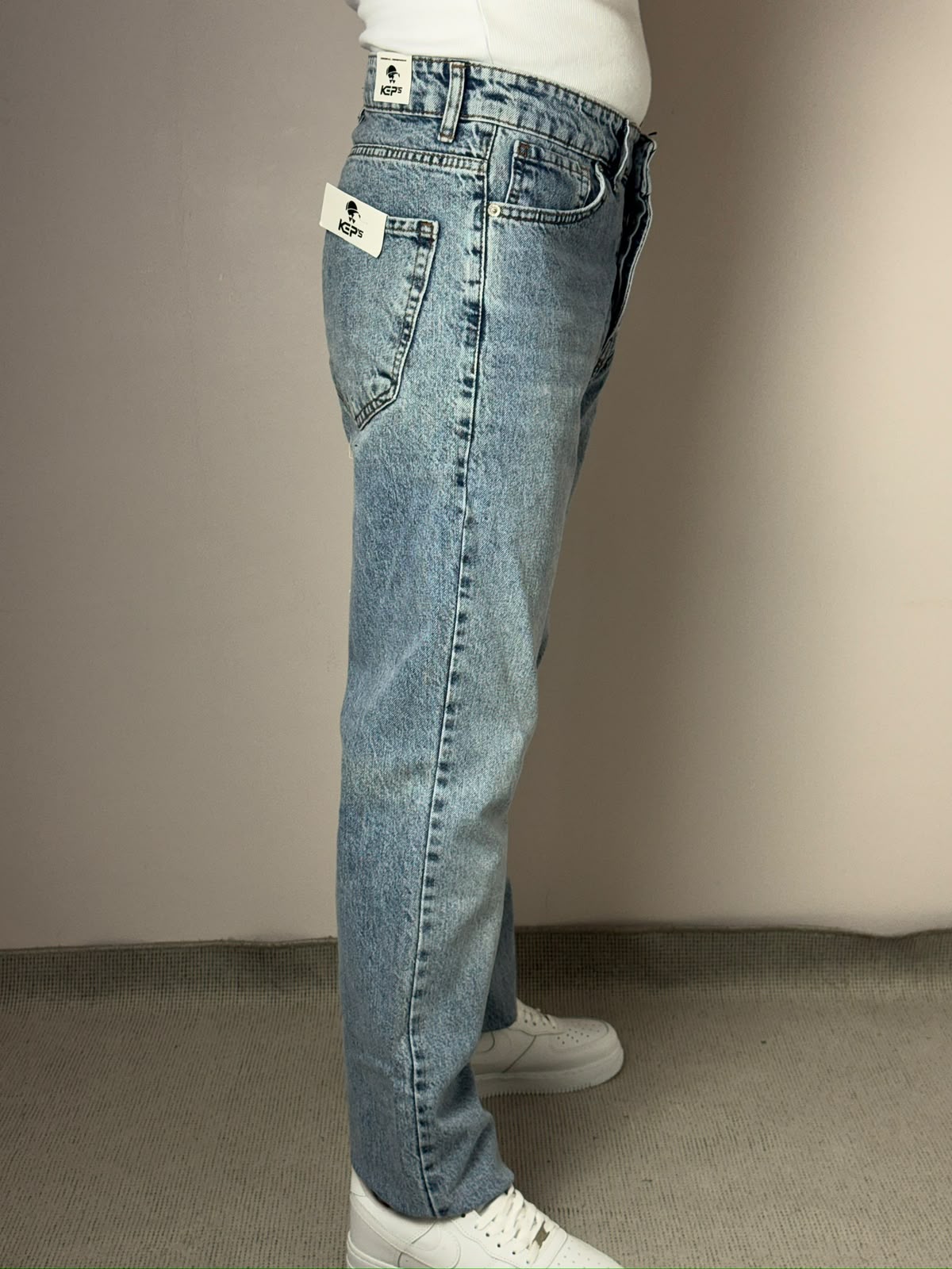 Buz Mavi Regular Kalıp Jean