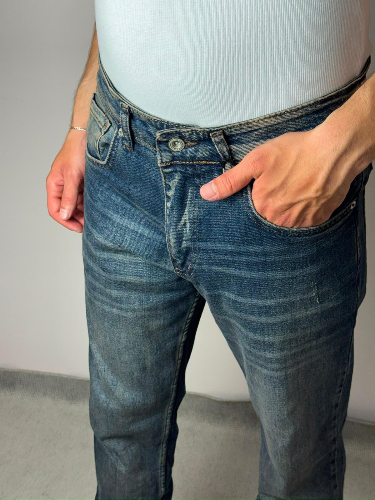 Lacivert Regular Fit Jean