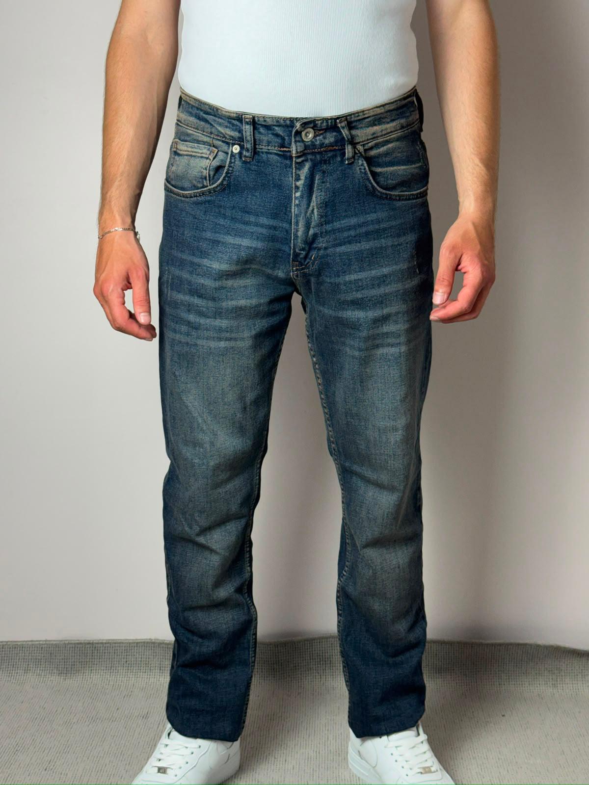 Lacivert Regular Fit Jean