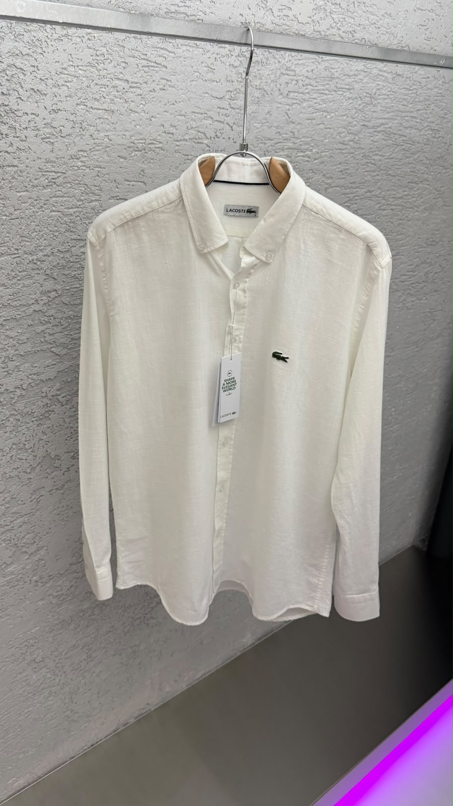 Lacoste Premium Keten Gömlek
